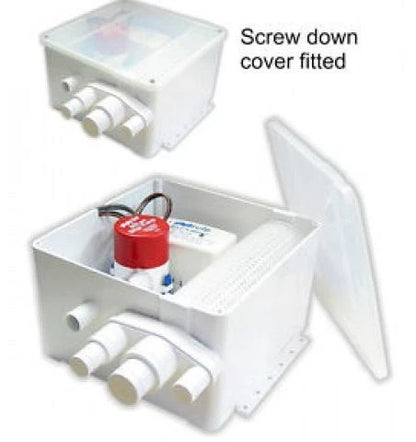 Shower Drainage Tank & Pump Kit for Boat/Caravan/RV 12V