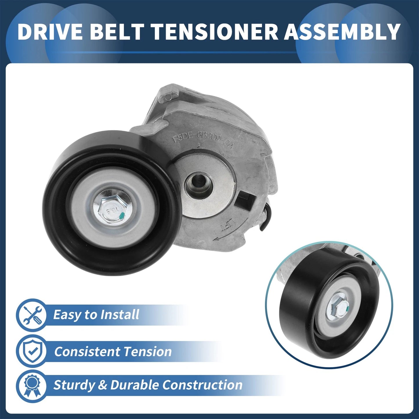 Belt Tensioner for Ford Taurus (1996-2000) - Metal 1 x Unit