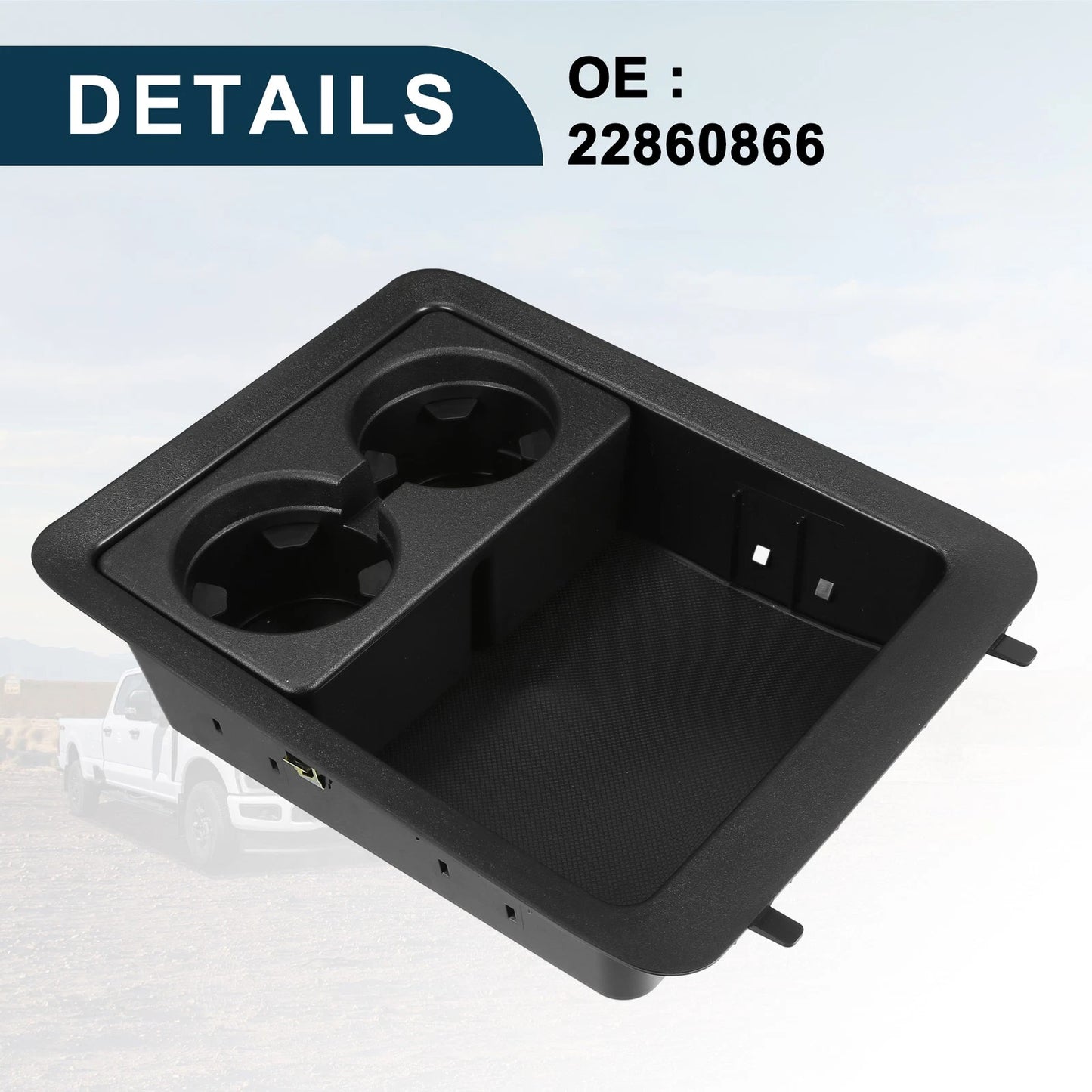Cup Holder for Chevrolet Avalanche Black Drink Holder
