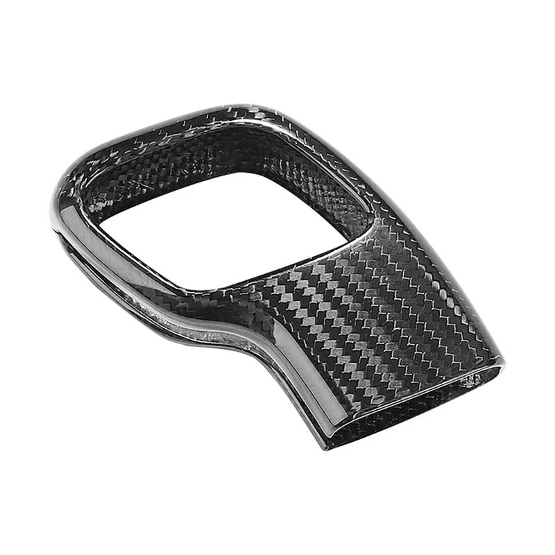 Carbon Fiber Gear Shifter Grap Handle Knob Cover Trim for 2019-2021 Ford F-150