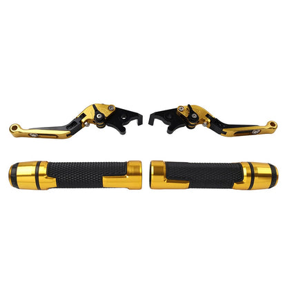 CNC Gold Extendable Brake Clutch Lever Set for Honda VFR1200 (2010-2016)