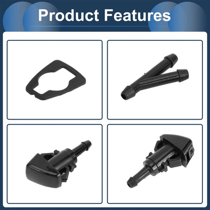 Windshield Washer Nozzle & Hose Connector for Jeep Patriot (2007-2017)