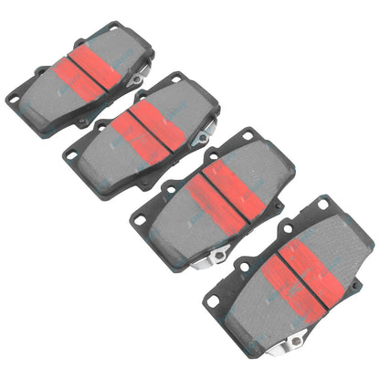 2 x Front Slotted Disc Rotors & Brake Pads for Toyota FJ80 HDJ80 HZJ80 (1990-1992)