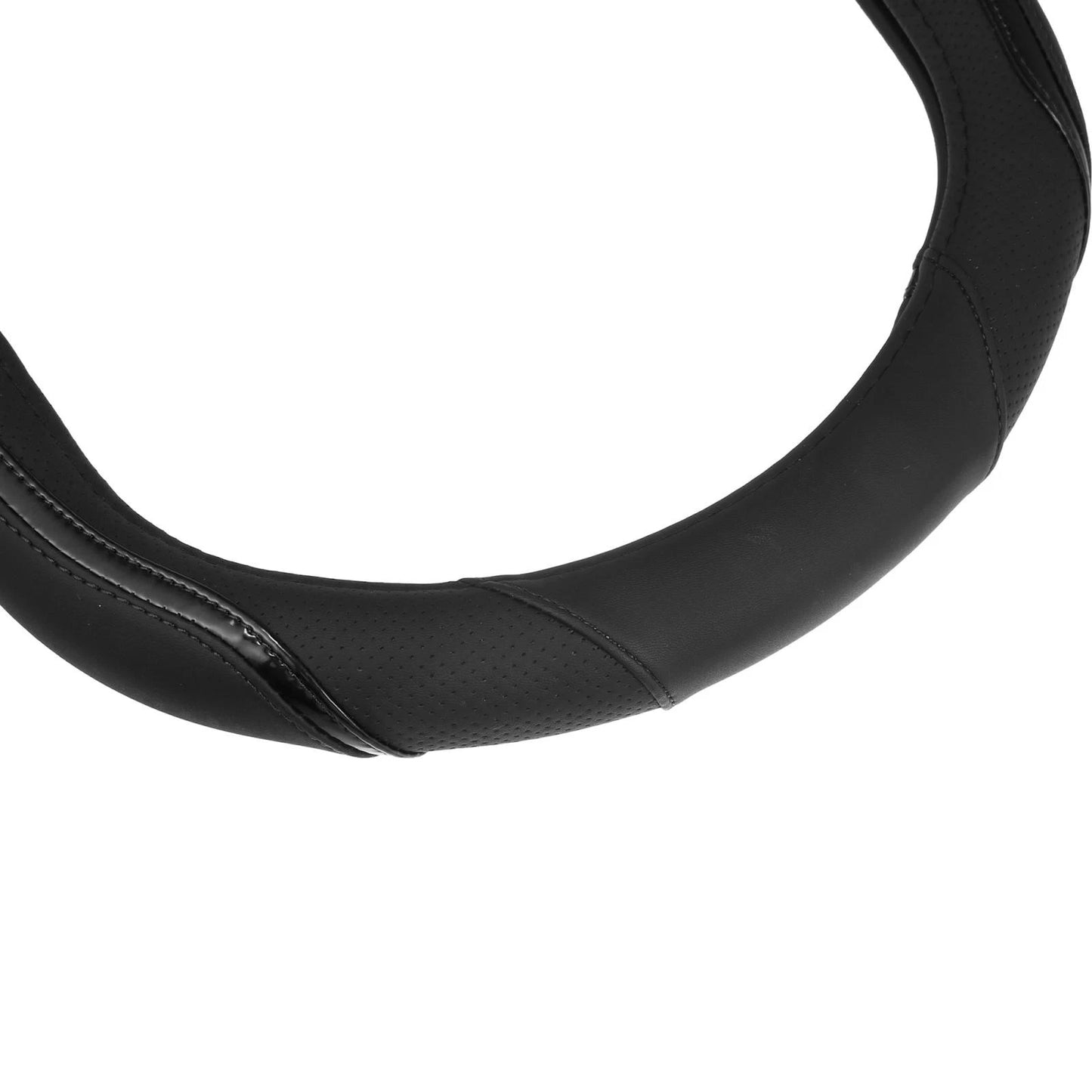 Steering Wheel Cover for Peugeot 4008 5008 New508 Faux Leather Black