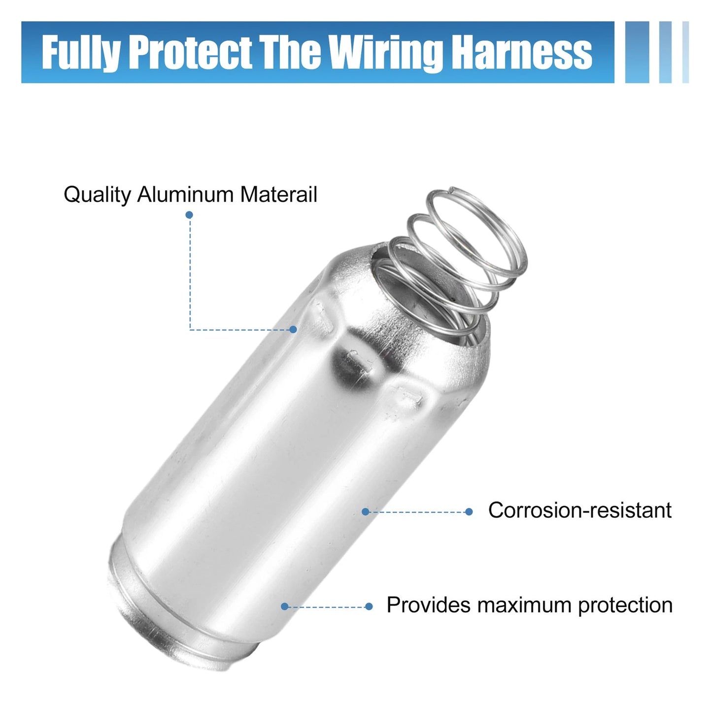 8 x Spark Plug Wire Metal Heat Shield for Chevy V8 5.3L-7.0L