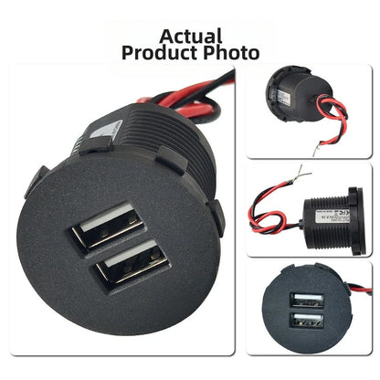 Fast Dual USB Car Charger 5V 3.1A for Cars/Buses/Boats