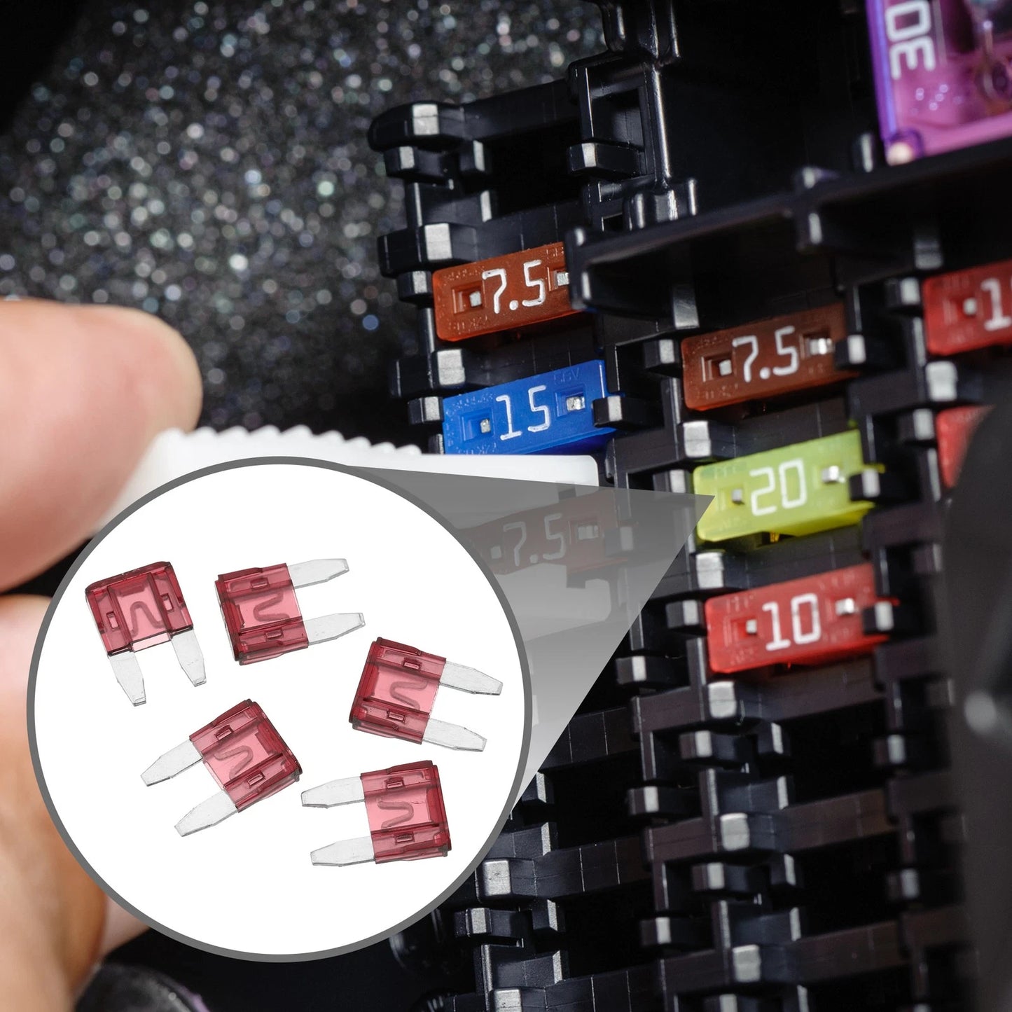 5 Pcs Mini 40AMP APM/ATM Blade Fuses for Car (Various Years)
