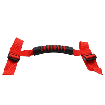 Car Roll Bar Grab Handle for Jeep Wrangler - Red 4 x Set (2018-2023)