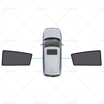 Magnetic Sun Shades for Nissan Tiida 2004-2010 C11 Hatch Front Windows
