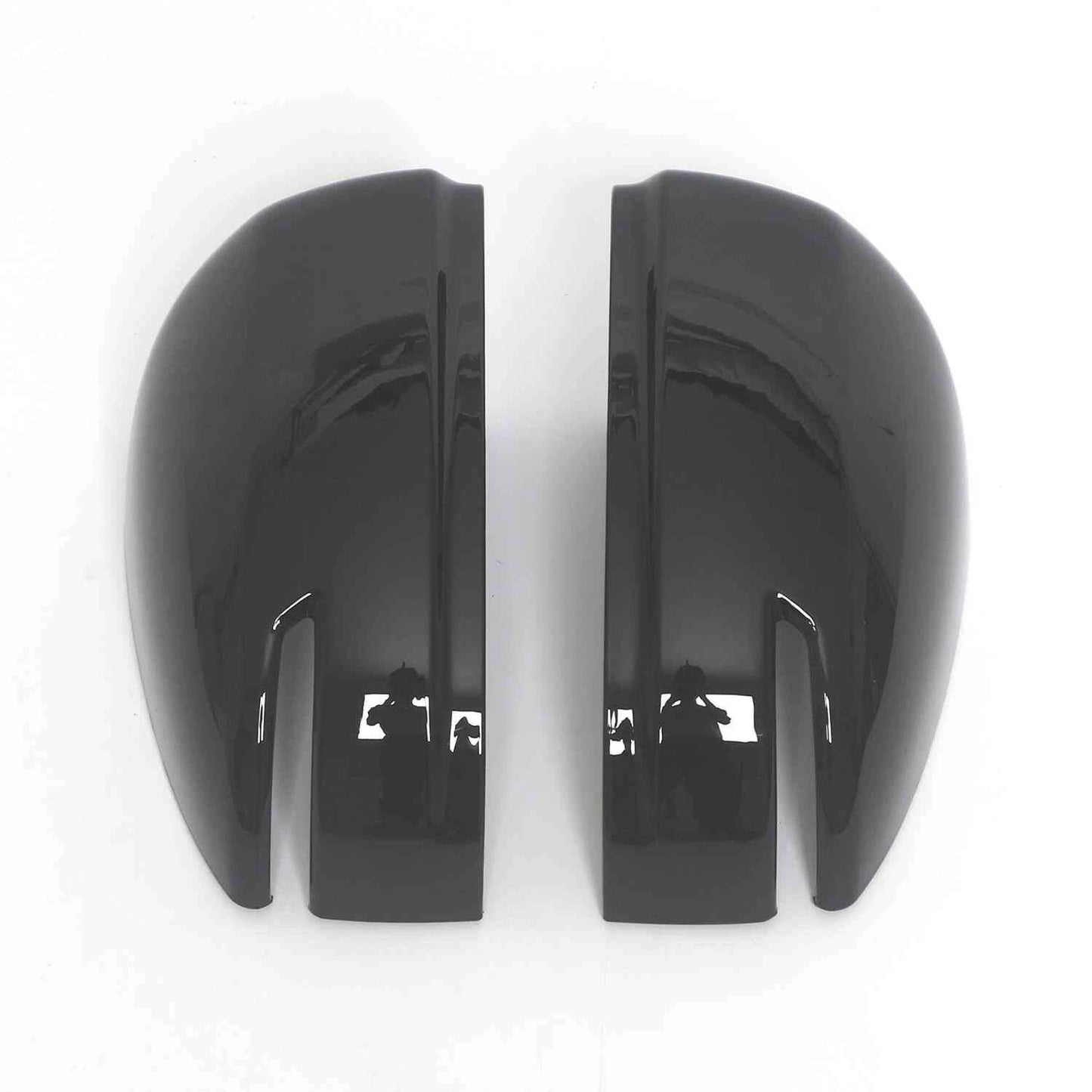 Rearview Mirror Cover Trim for Toyota Land Cruiser LC300 2022-2023 Glossy Black