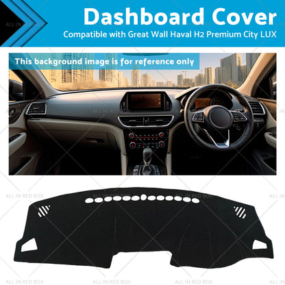 Non-Slip Dash Mat for Haval H2 Premium City LUX 2015-2020 2WD Black