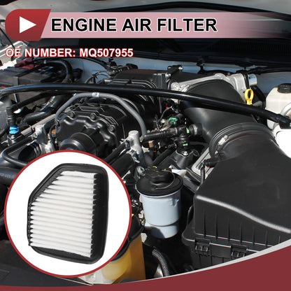 Engine Air Filter for Mitsubishi DS17W  - Long Life 1 Pc