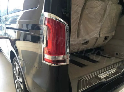 Chrome Rear Tail Light Lamp Cover Trim for Mercedes Benz V-Class (2014-2020)