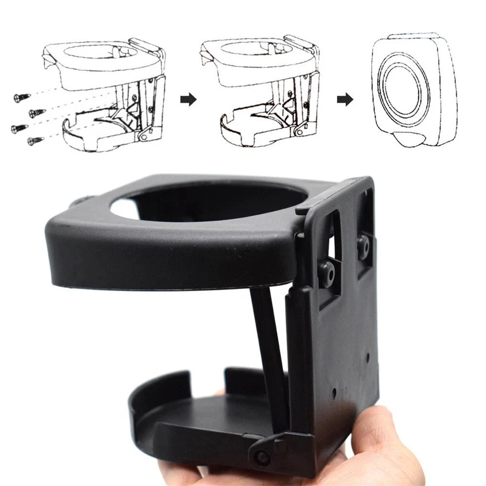 Universal Folding Car Cup Holder for Auto Beverage Drink Bottle Holder