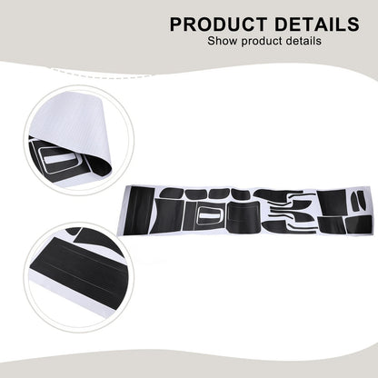 Interior Sticker Carbon Fiber Center Console Decals for Vehicle
