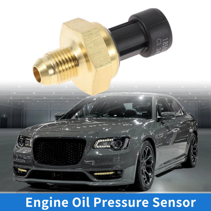 Engine Oil Pressure Sensor for Ford Powerstroke (Compatible, Metal, Black)