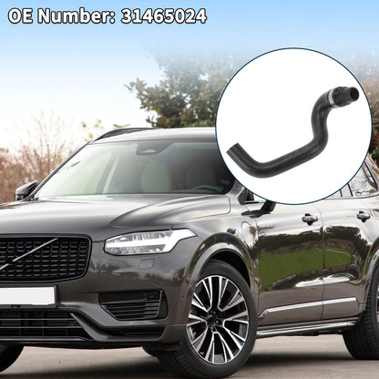Radiator Hose Coolant Pipe for Volvo XC90 (2016-2022) Rubber Black 1 Pc