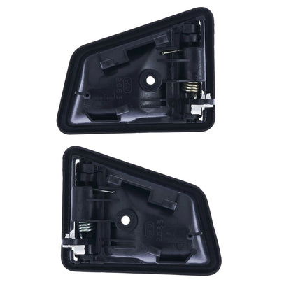 Door Handle Inner Set of 2 for Suzuki Vitara (1998) Black Front & Rear