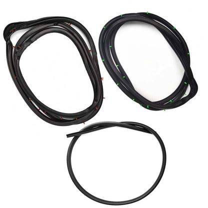 Windshield Front Door Rubber Set 3 Fits Nissan Sentra B13 2D Sedan 1990-93 D05