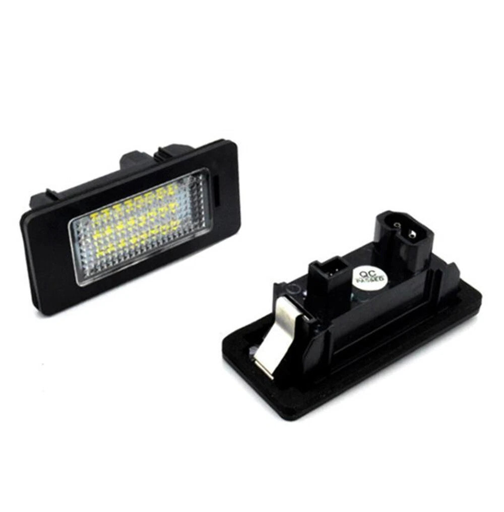 2 x No Error LED License Plate Lights for BMW E82 E88 E90 E92 E39 E60 (2007-2013)