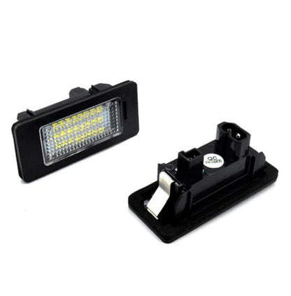 2 x No Error LED License Plate Lights for BMW E82 E88 E90 E92 E39 E60 (2007-2013)