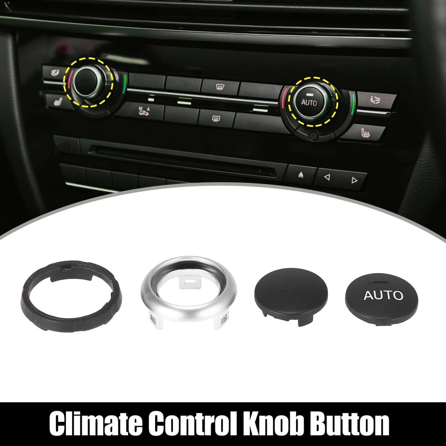 AC Knob Climate Control Switch Repair Kit for BMW 5 6 7 Series X5 X6 (2001-2023)