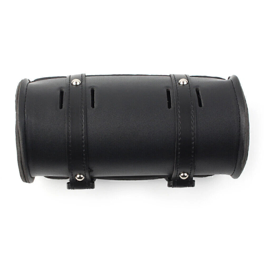 Motorcycle Handlebar Sissy Bar Saddlebag Fork Roll Barrel Bag for Yamaha Honda