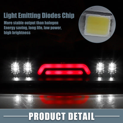 High Mount Stop Light for Ford F-150 Black Housing Smoked Lens (2015-2020)