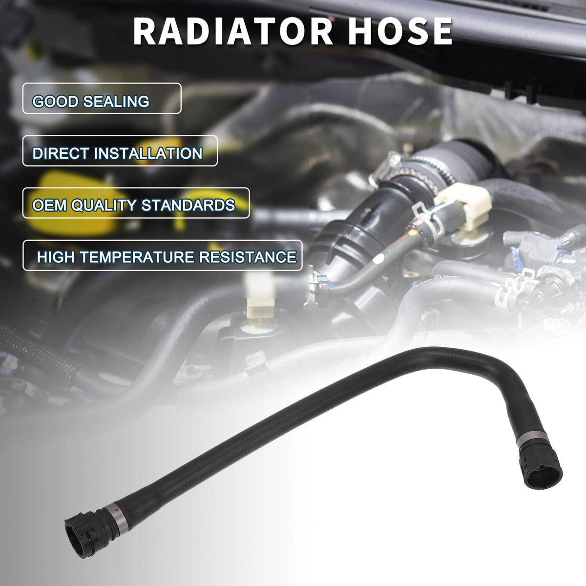 Radiator Hose for BMW 528i 2.8L, 530i 3.0L (1999-2003) - 1 Pcs