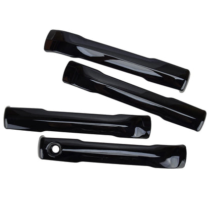 4pc Black Exterior Door Handle Cover Trim for Toyota Tundra (2022-2023)