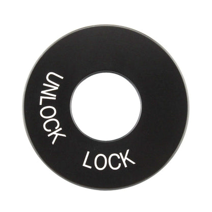 Black Ignition Lock Insert Trim for Harley Road King Special (2015-2024)