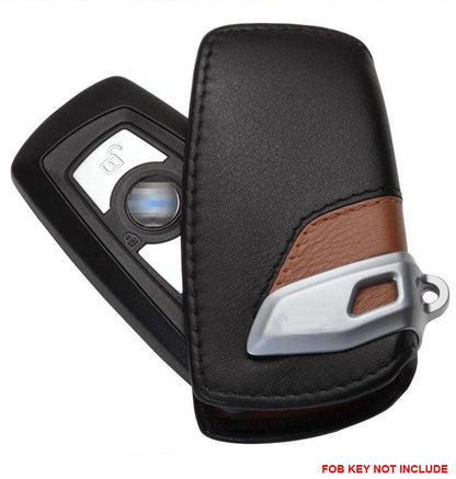 Leather Remote FOB Key Cover Keyless Bag fit for BMW 1 3 4 5 6 X1 X3 Series