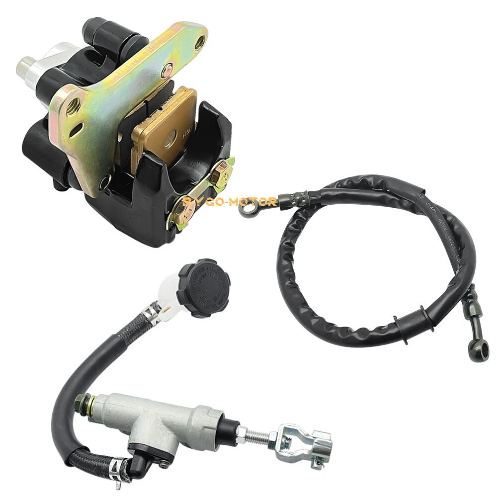 Rear brake caliper & master cylinder with hose for TRX400EX (1999–2004)