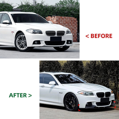 Front Spoiler Lip Splitter for BMW 5 Series F10 F11 M Sport (2011-2017)