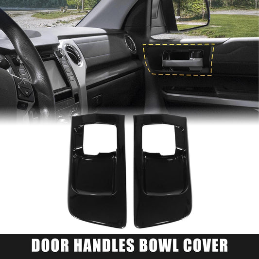 2 x Front Door Handle Bowl Cover Decorated Accessories for Toyota Tundra (2014–2021)