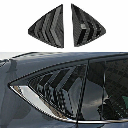 Carbon Fiber Side Window Louver Shutter Cover Trim for Mazda CX-5 (2017–2021)