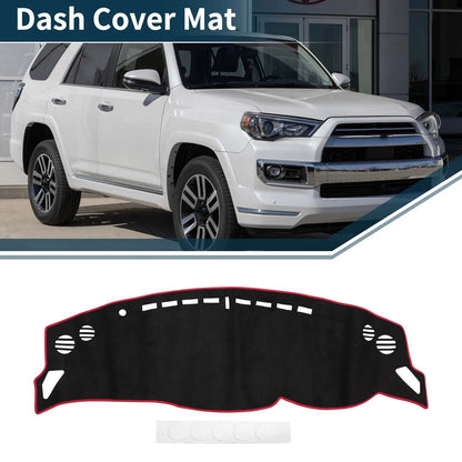 Dashboard Dash Cover Mat for Toyota 86 Sun Protector Pad Black Red (2012–2016)