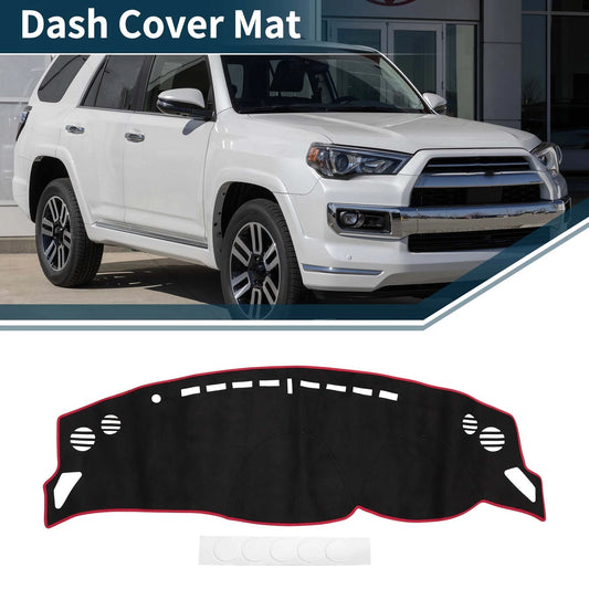 Dashboard Dash Cover Mat for Toyota 86 Sun Protector Pad Black Red (2012–2016)