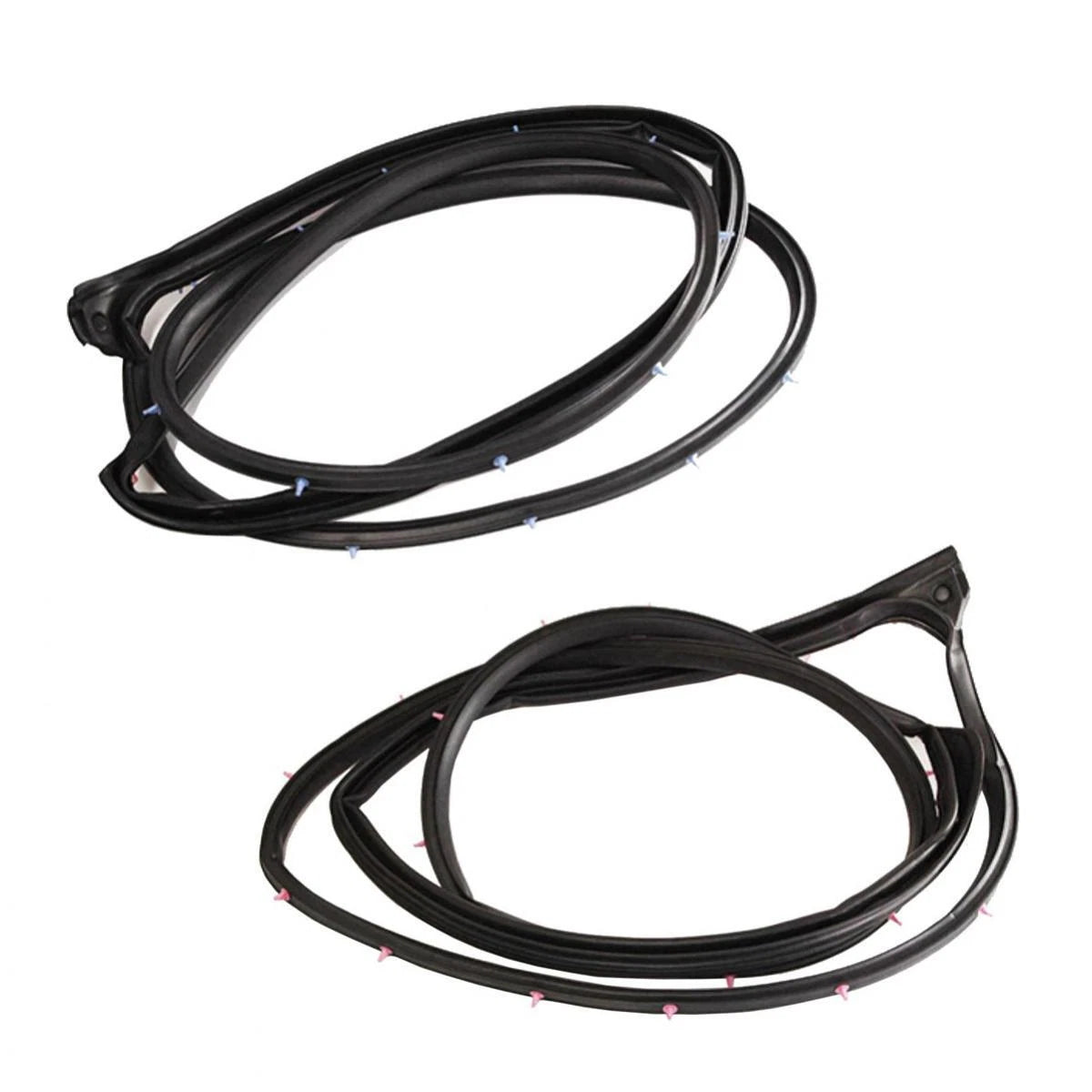 Front Door Rubber Seal Pair Fits Toyota Hilux Vigo KUN16 26 SR5 2D 2004-15 D06