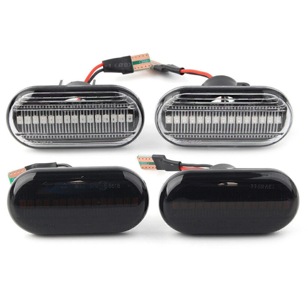 2 x Dynamic LED Side Marker Indicator Lights for Renault Clio, Twingo, Duster