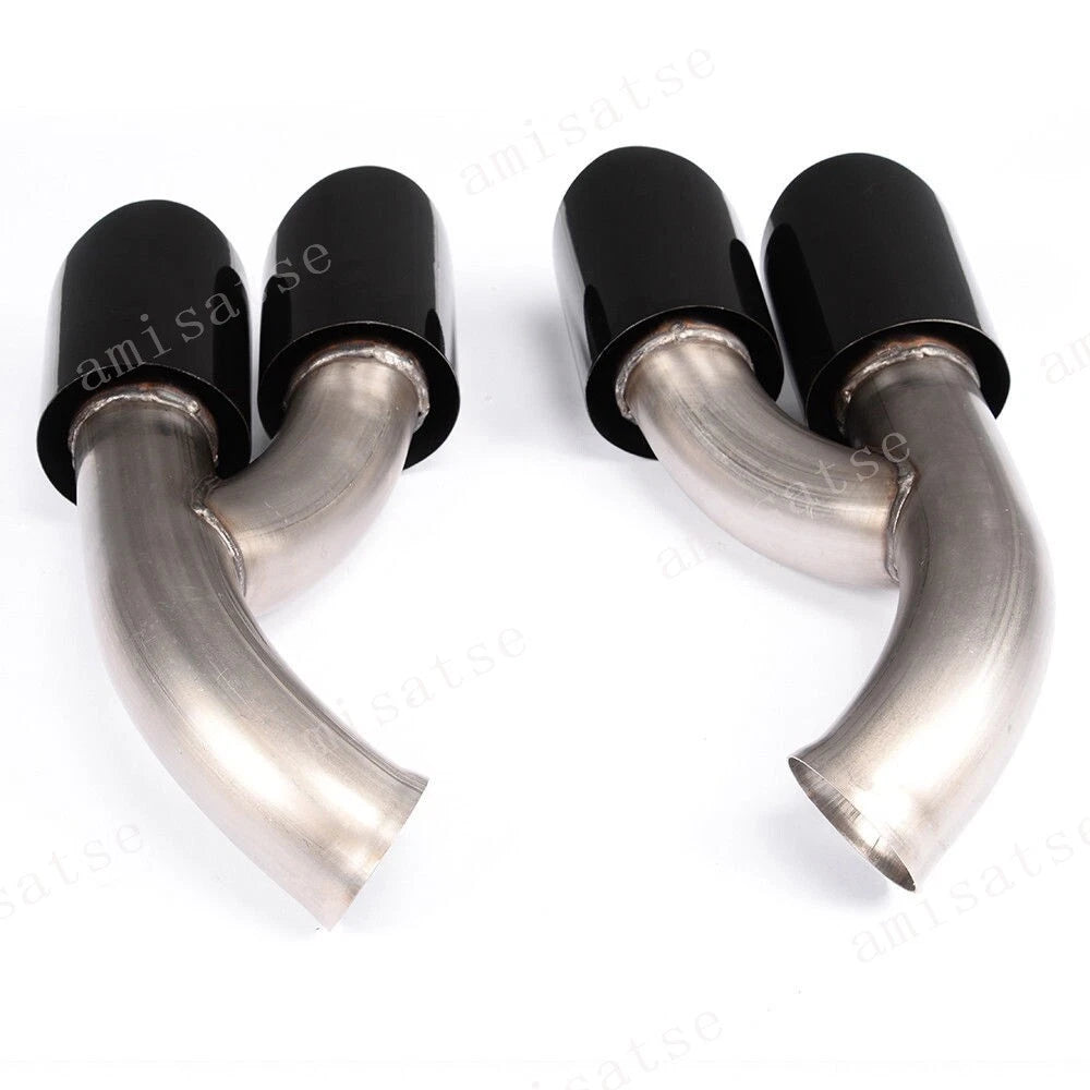GTS Style Exhaust Tips for Porsche Cayenne V6 (2015 - Present)