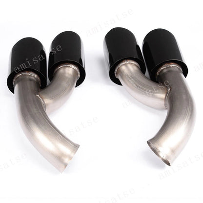 GTS Style Exhaust Tips for Porsche Cayenne V6 (2015 - Present)