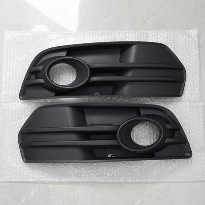 Matte Black Front Bumper Fog Light Covers for Audi Q5 (2009-2012)