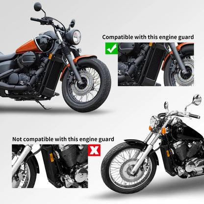 32mm Engine Crash Highway Bar for Honda Shadow Aero Spirit 750 (2004-2024)