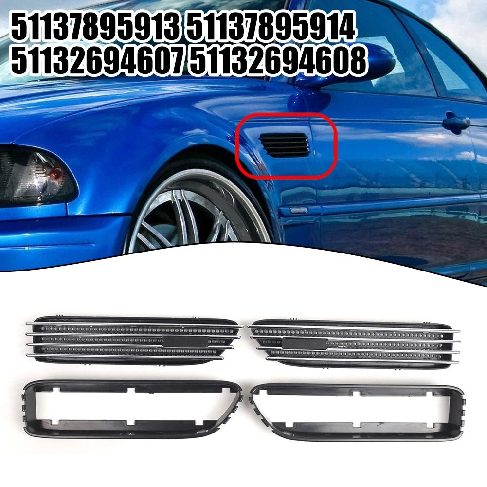 ABS Fender Vent Grille for BMW E46 M3 (2001–2006)