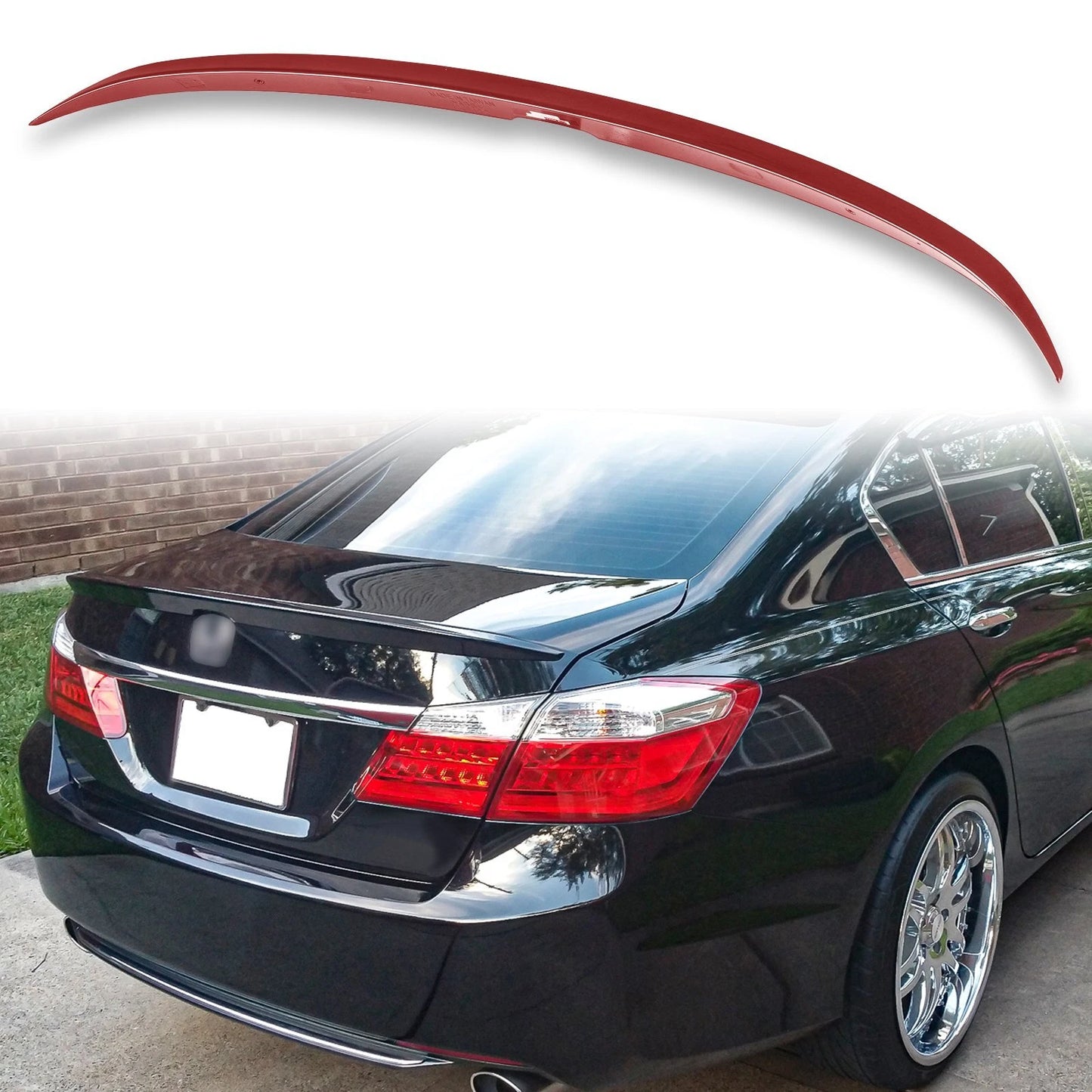 Rear Boot Spoiler for Honda Accord (2013-2017) - Marino Red R94