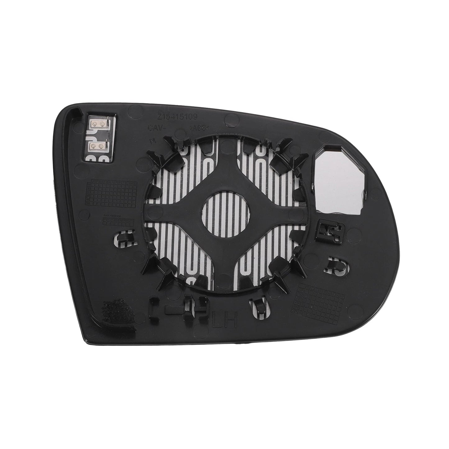 Left Side Heated White Mirror Glass for Jeep Cherokee, Compass (2011-2023)