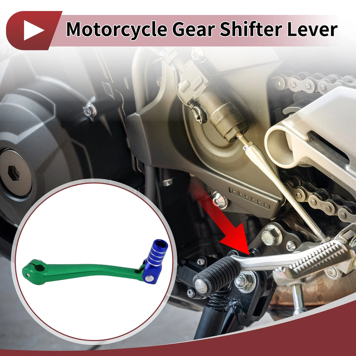Shifter Lever / 1 Pc / Folding Gear Shifter Lever for Bosuer 125