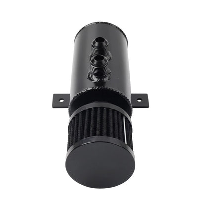 750ml Alu Baffled Oil Catch Can Separator w/ Breather Filter for Universal