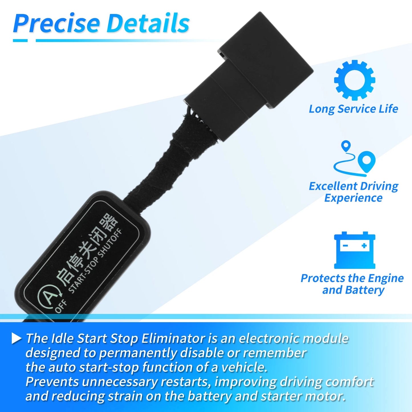 Idle Start Stop Eliminator for Ford F-150 2015-2020 Auto Start/Stop Disable